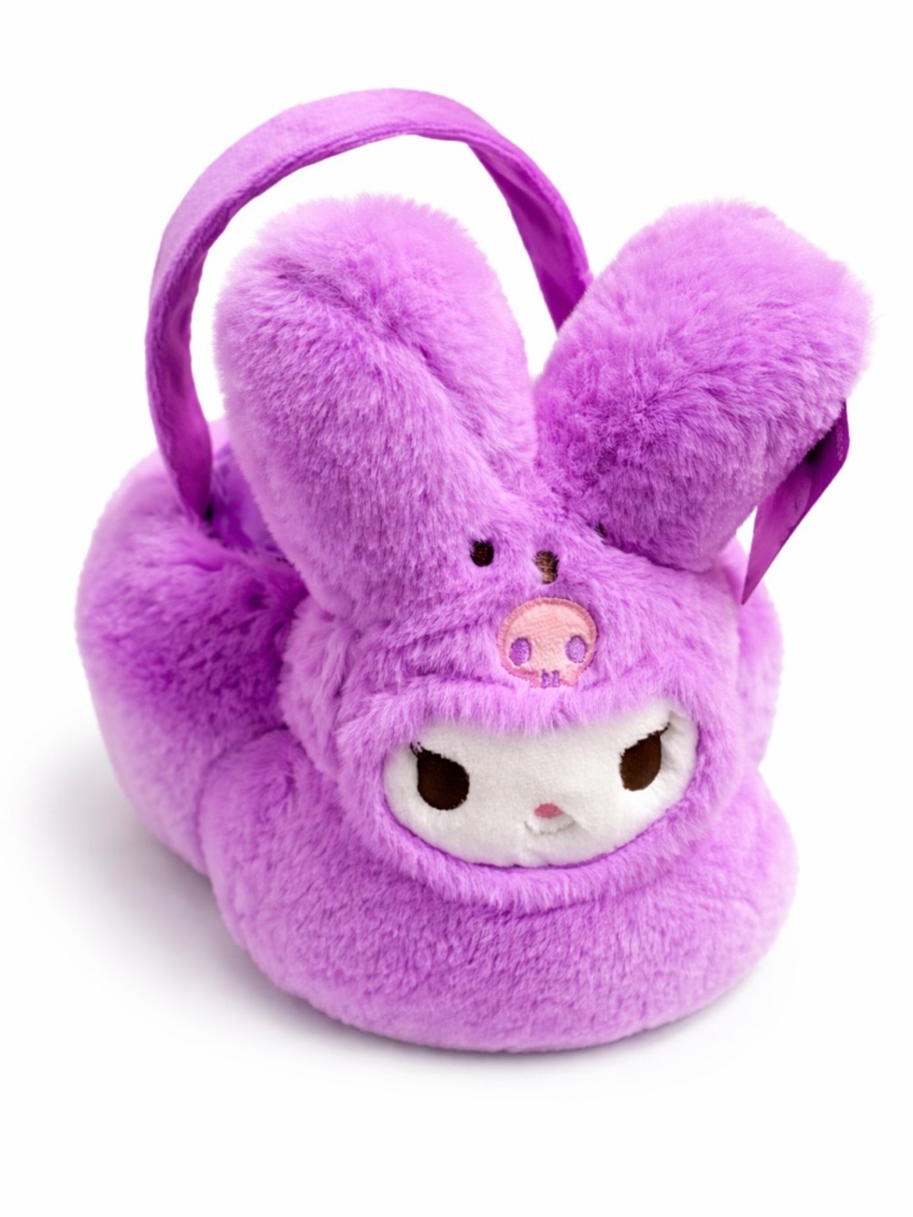 Kuromi x Peep Plush Basket Sanrio Bunny Pink Kawaii Storage Bin Cute Gift Holder
